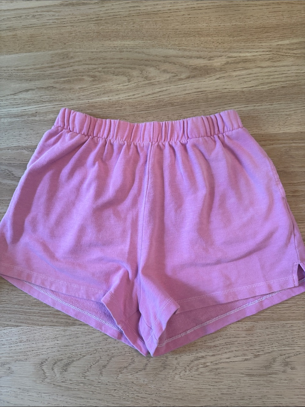 Garage Pink Elastic-Waist Athletic Lounge Shorts